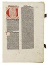 DUNS SCOTUS, JOHANNES. Quaestiones quodlibetales. 1481 + Quaestiones in quatuor libros Sententiarum. 1481
